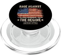 La rabbia contro il regime non resiste a nessun re dal 1776 PopSockets PopGrip per MagSafe