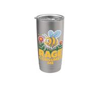 La rabbia mi consuma Bicchiere termico in acciaio inox doppia parete