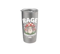 La rabbia mi consuma Bicchiere termico in acciaio inox doppia parete