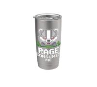 La rabbia mi consuma Bicchiere termico in acciaio inox doppia parete