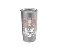 La rabbia mi consuma Bicchiere termico in acciaio inox doppia parete