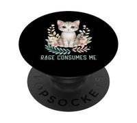 La rabbia mi consuma PopSockets PopGrip Adesivo