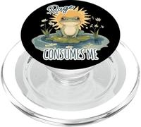 La rabbia mi consuma rana divertente sarcasmo strano rabbia sconvolgente PopSockets PopGrip per MagSafe