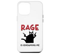 La rabbia mi consuma un buffo gattino Custodia per iPhone 12 Pro Max