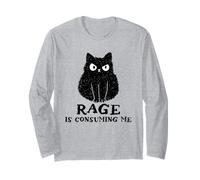 La Rabbia Mi consuma Un Divertente Meme Sciocco con Il Gatto Che Sta fissando Maglia a Manica