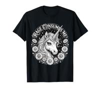 La Rabbia Mi consuma Un Meme sull'unicorno Maglietta