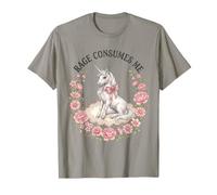 La Rabbia Mi consuma Un Meme sull'unicorno Maglietta