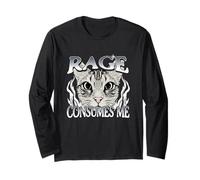 La Rabbia Mi consuma Un Meme umoristico sui Gatti Maglia a Manica