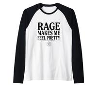 La Rabbia Mi Fa Sentire Carina Maglia con Maniche Raglan