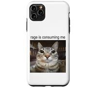 La rabbia mi sta consumando sciocco che fissa il meme del gatto Custodia per iPhone 11 Pro Max