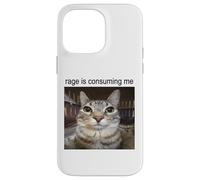 La rabbia mi sta consumando sciocco che fissa il meme del gatto Custodia per iPhone 14 Pro Max