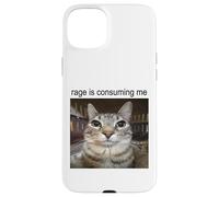 La rabbia mi sta consumando sciocco che fissa il meme del gatto Custodia per iPhone 15 Plus