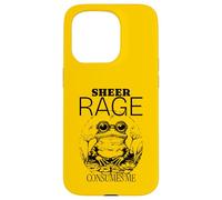 La rabbia pura mi consuma (divertente grafica a forma di rana) Custodia per iPhone 15 Pro
