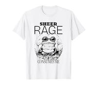 La Rabbia Pura Mi consuma (Divertente Grafica a Forma di Rana) Maglietta