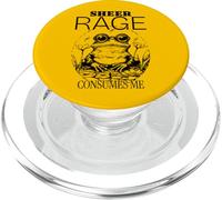 La rabbia pura mi consuma (divertente grafica a forma di rana) PopSockets PopGrip per MagSafe