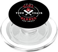 La ragazza che il tuo allenatore ti ha avvertito del baseball softball PopSockets PopGrip per MagSafe