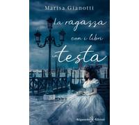 La ragazza con i libri in testa