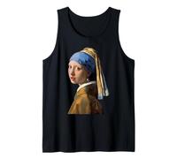 La Ragazza con Un orecchino di Perla di Johannes Vermeer Canotta