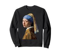 La Ragazza con Un orecchino di Perla di Johannes Vermeer Felpa