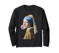 La Ragazza con Un orecchino di Perla Johannes Vermeer Maglia a Manica