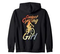 La Ragazza del Ciclismo - La Ragazza più Cool del Ciclismo Felpa con Cappuccio