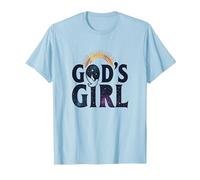 La Ragazza di Dio: Celeste Colomba Fede Ispirazione, cristiani Maglietta, Uomo, Celeste, XL