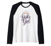 La Ragazza di Yah Maglia con Maniche Raglan