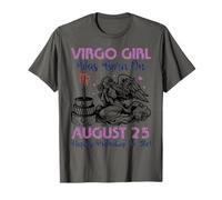La Ragazza Vergine è Nata Il 25 Agosto Buon Compleanno a Me e a Te Maglietta