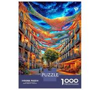 La Rambla Puzzle 1000 Pezzi, Puzzle Impossibile 1000 Pezzi, Gioco Di Sfida Intellettuale 52x38cm/1000pcs