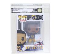 LA Rams NFL Funko POP Figura In Vinile | Aaron Donald Graded AFA 9.0