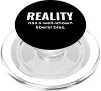 La realtà ha un pregiudizio liberale ben noto - Umorismo intelligente PopSockets PopGrip per MagSafe