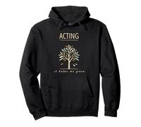 La recitazione mi aiuta a far crescere il dramma teatrale colorato dell'albero Felpa con Cappuccio