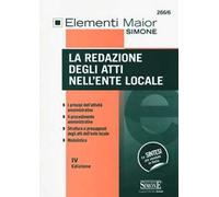 La redazione degli atti nell'ente locale