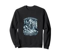 La Regina Cailleach dell'Inverno Celtico Gotico Design Felpa