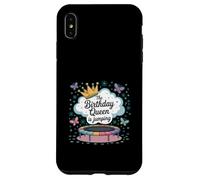 La regina del compleanno sta saltando sul trampolino Bounce Party Custodia per iPhone XS Max
