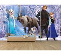 La Regina Delle Nevi Frozen New Olaf Elsa Gigante Locandina Camera Bambini
