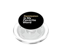 La remissione è la parola preferita Recupero sopravvissuto al cancro PopSockets PopGrip per MagSafe