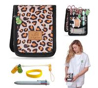 La Repera de Enfermera® Salvabolsillos Infermieria: Organizer da Tasca Premium | Porta Forbici Infermieristica | Ideale per regali infermieristici e accessori per infermieri (LEOPARD SKIN)