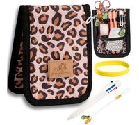 La Repera de Enfermera® Salvabolsini per Infermieri: Organizzatore di Tasche Premium | Portaforbici per Infermieri | Ideale per Regali per Infermieri e Accessori per Infermieri (PELLE DI LEOPARD)