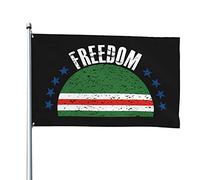 La Repubblica Cecena Di Ichkeria E La Libertà Garden Flag Divertente Bandiere Da Giardino Resistente Alle Intemperie Bandiera Da Cortile Decorazione Per Fattoria Esterni All'Aperto 90X152Cm