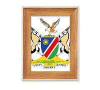 La Repubblica Namibia Africa Paese Desktop Cornice in legno Visualizza foto Art Painting Set multipli