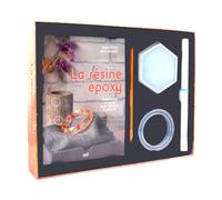 La résine époxy: Coffret avec 1 moule de bracelet, 1 moule de boîte à bijoux, 1 spatule en silicone, 1 tapis en silicone