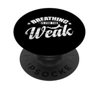 La respirazione è per il debole scherzo di nuoto PopSockets PopGrip Adesivo