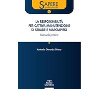 Libri Diana Antonio Gerardo - La Responsabilita Per Cattiva Manutenzione Di Stra