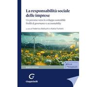 La responsabilità sociale delle imprese Un percorso verso lo sviluppo sostenibile. Profili di governance e accountabililty