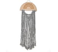 La rete dei sogni Decorazione da parete in macramè, stile boho chic, intrecciata, arazzo intrecciato, campanelli eolici fatti a mano in stile bohémien, decorazione in macramè, regalo di compleanno