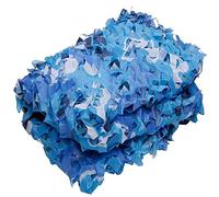 La rete di mascheramento. Rete mimetica blu in poliestere Oxford 210D, diverse misure(3x8m/9.8x26.2ft)