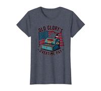 La retribuzione degli straordinari di Old Glory Maglietta, Donna, Pervinca, XL