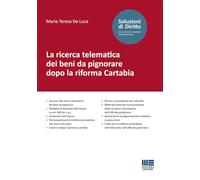 Libri De Luca Maria Teresa - La Ricerca Telematica Dei Beni Da Pignorare Dopo La