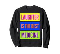 La Risata è la Migliore Medicina World Laughter Day Dad Jokes Felpa
